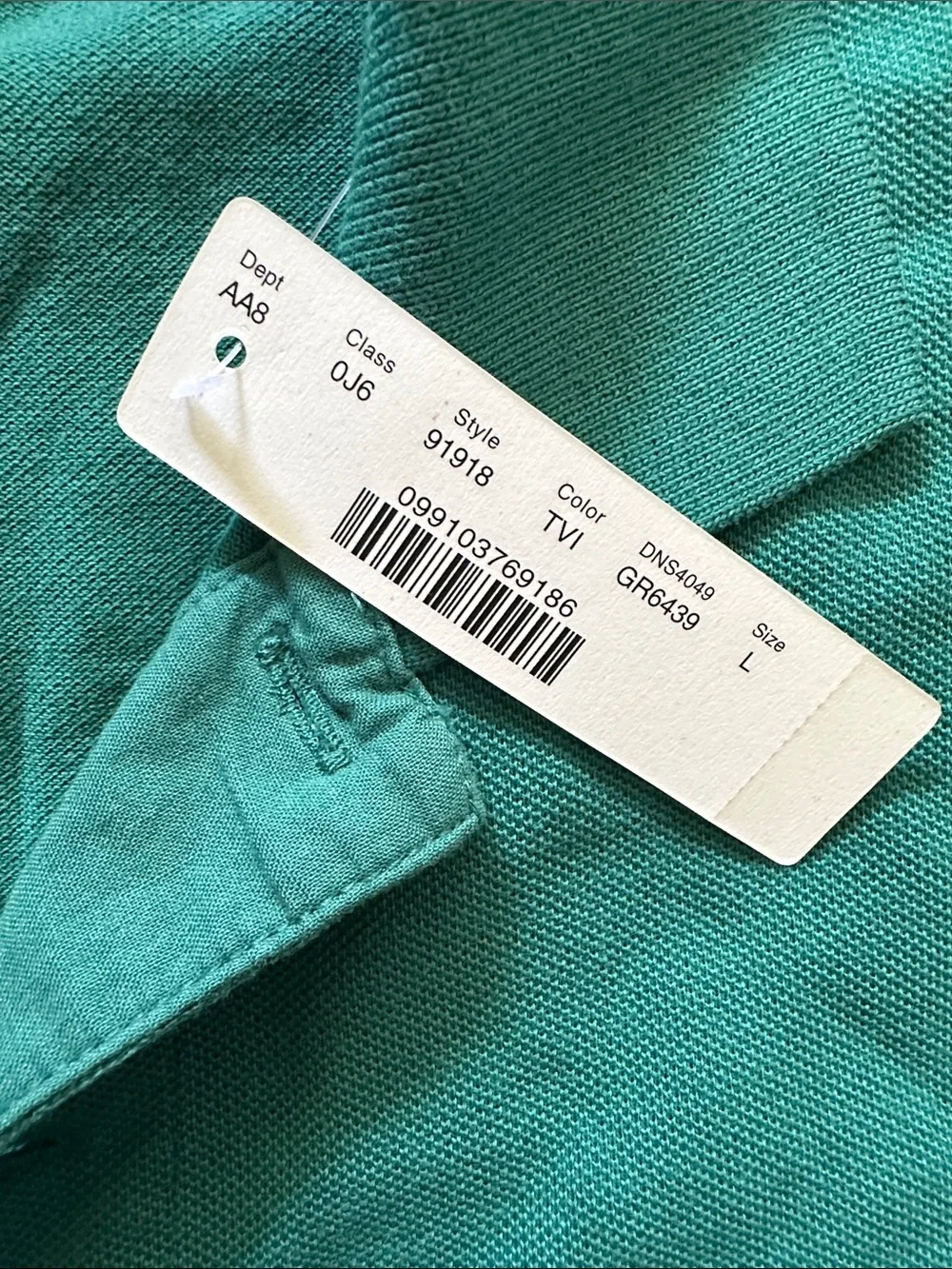 J. Crew Teal Green Short Sleeve Polo